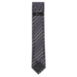 VENTI Herren Business-Krawatte 6cm Seide Struktur Lila...
