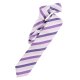 VENTI Herren Business-Krawatte 6cm Seide Struktur Lila gestreift