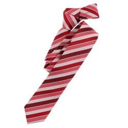 VENTI Herren Business-Krawatte 6cm Seide Struktur Rot...