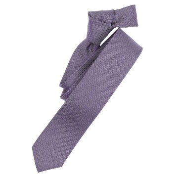 VENTI Herren Business-Krawatte 6cm Seide Struktur Lila