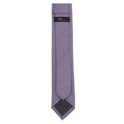 VENTI Herren Business-Krawatte 6cm Seide Struktur Lila