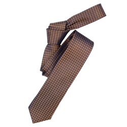 VENTI Herren Business-Krawatte 6cm Seide Struktur Gelb