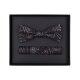 VENTI Herren Fliege Einstecktuch Set-2-tlg Anthrazit gemustert