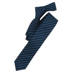 VENTI Herren Business-Krawatte 6cm Seide gewebt Petrol...