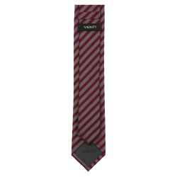 VENTI Herren Business-Krawatte 6cm Seide gewebt Bordeaux...