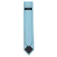 VENTI Herren Business-Krawatte 6cm Polyester/Seidenmix gewebt Türkis