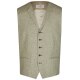Wilvorst GREEN-WEDDING Herren Weste Revers Drop8 Schilfgrün meliert 52