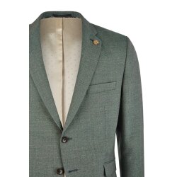 Wilvorst GREEN-WEDDING Herren Sakko Revers Drop8 Grün meliert