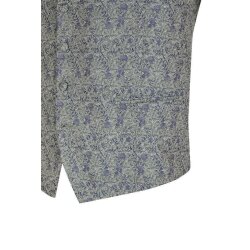 Wilvorst GREEN WEDDING Herren Weste Revers Drop8 Olivgrün geblümt