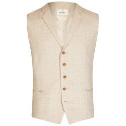 Wilvorst GREEN-WEDDING Herren Weste Revers Drop8 Beige...
