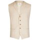 Wilvorst GREEN-WEDDING Herren Weste Revers Drop8 Beige meliert