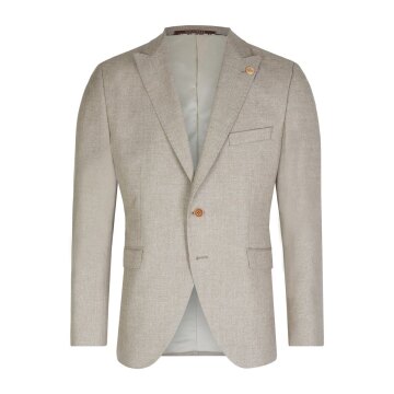 Wilvorst GREEN-WEDDING Herren Sakko Spitzfacon Drop8 Hellbraun meliert
