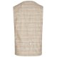 Wilvorst GREEN-WEDDING Herren Weste Revers Drop8 Hellbraun kariert 50