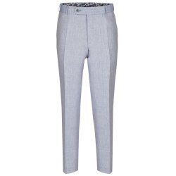 Wilvorst GREEN-WEDDING Herren Hose Drop8 Hellblau meliert