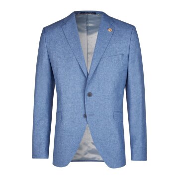 Wilvorst GREEN-WEDDING Herren Sakko Revers Drop8 Blau meliert