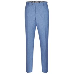Wilvorst GREEN-WEDDING Herren Hose Drop8 Blau meliert