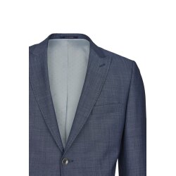 Wilvorst GREEN-WEDDING Herren Sakko Revers Drop8 Dunkelblau strukturiert