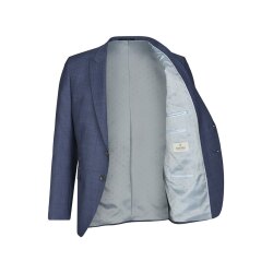 Wilvorst GREEN-WEDDING Herren Sakko Revers Drop8 Dunkelblau strukturiert