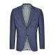 Wilvorst GREEN-WEDDING Herren Sakko Revers Drop8 Dunkelblau strukturiert