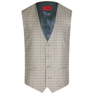 Wilvorst TZIACCO Herren Weste Royal V-Neck Hellgrün gemustert