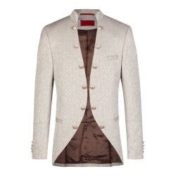 Wilvorst TZIACCO Herren Sakko Royal Stehkragen Beige...
