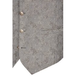 Wilvorst TZIACCO Herren Weste Royal V-Neck Webmuster Gold/Messing