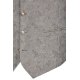 Wilvorst TZIACCO Herren Weste Royal V-Neck Webmuster Gold/Messing