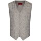 Wilvorst TZIACCO Herren Weste Royal V-Neck Webmuster Gold/Messing 54