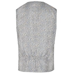 Wilvorst TZIACCO Herren Weste Royal V-Neck Blau Paisley