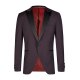 Wilvorst CLASSICs Herren Smokingsakko Spitzfacon Drop8 Aubergine