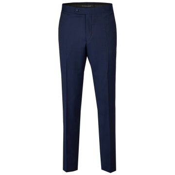 Wilvorst CLASSICs Herren Smokinghose Modern-Fit Blau