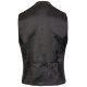 Wilvorst Herren Smokingweste V-Neck Drop8 Schwarz glänzend