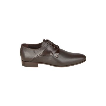Wilvorst SCHUHE Herren Schnürschuh Kalbsleder Dunkelbraun