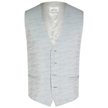 Wilvorst SINCE-1916 Herren Weste V-Neck Drop8 Hellgrün gemustert