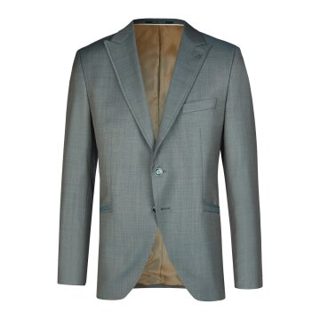 Wilvorst SINCE-1916 Herren Sakko Revers Drop8 Grün strukturiert