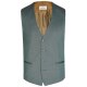 Wilvorst SINCE-1916 Herren Weste V-Neck Drop8 Grün meliert 50