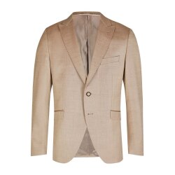 Wilvorst SINCE-1916 Herren Sakko Revers Drop8 Beige meliert