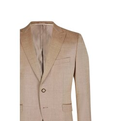 Wilvorst SINCE-1916 Herren Sakko Revers Drop8 Beige meliert