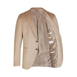 Wilvorst SINCE-1916 Herren Sakko Revers Drop8 Beige meliert