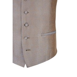 Wilvorst SINCE-1916 Herren Weste V-Neck Drop8 Hellbraun...