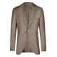 Wilvorst SINCE-1916 Herren Sakko Revers Modern-Fit Braun meliert