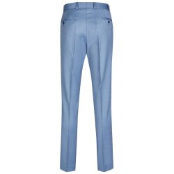 Wilvorst SINCE-1916 Herren Hose Drop8 Hellblau meliert