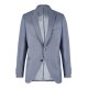 Wilvorst SINCE-1916 Herren Sakko Revers Drop8 Blau strukturiert