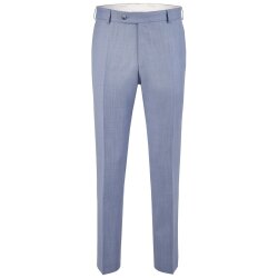 Wilvorst SINCE-1916 Herren Hose Drop8 Blau strukturiert