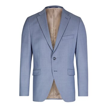 Wilvorst SINCE-1916 Herren Sakko Revers Drop8 Blau meliert