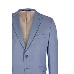 Wilvorst SINCE-1916 Herren Sakko Revers Drop8 Blau meliert