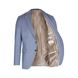 Wilvorst SINCE-1916 Herren Sakko Revers Drop8 Blau meliert