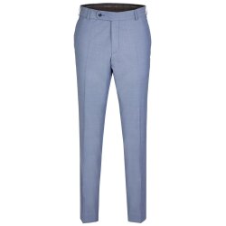 Wilvorst SINCE-1916 Herren Hose Drop8 Blau meliert