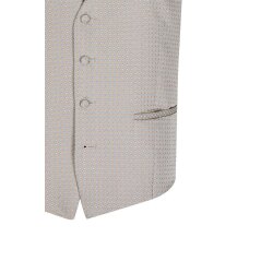 Wilvorst SINCE-1916 Herren Weste V-Neck Drop8 Beige gepunktet
