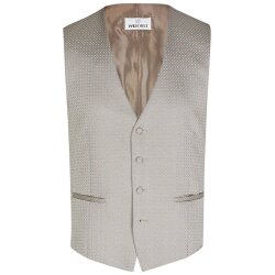 Wilvorst SINCE-1916 Herren Weste V-Neck Drop8 Beige...
